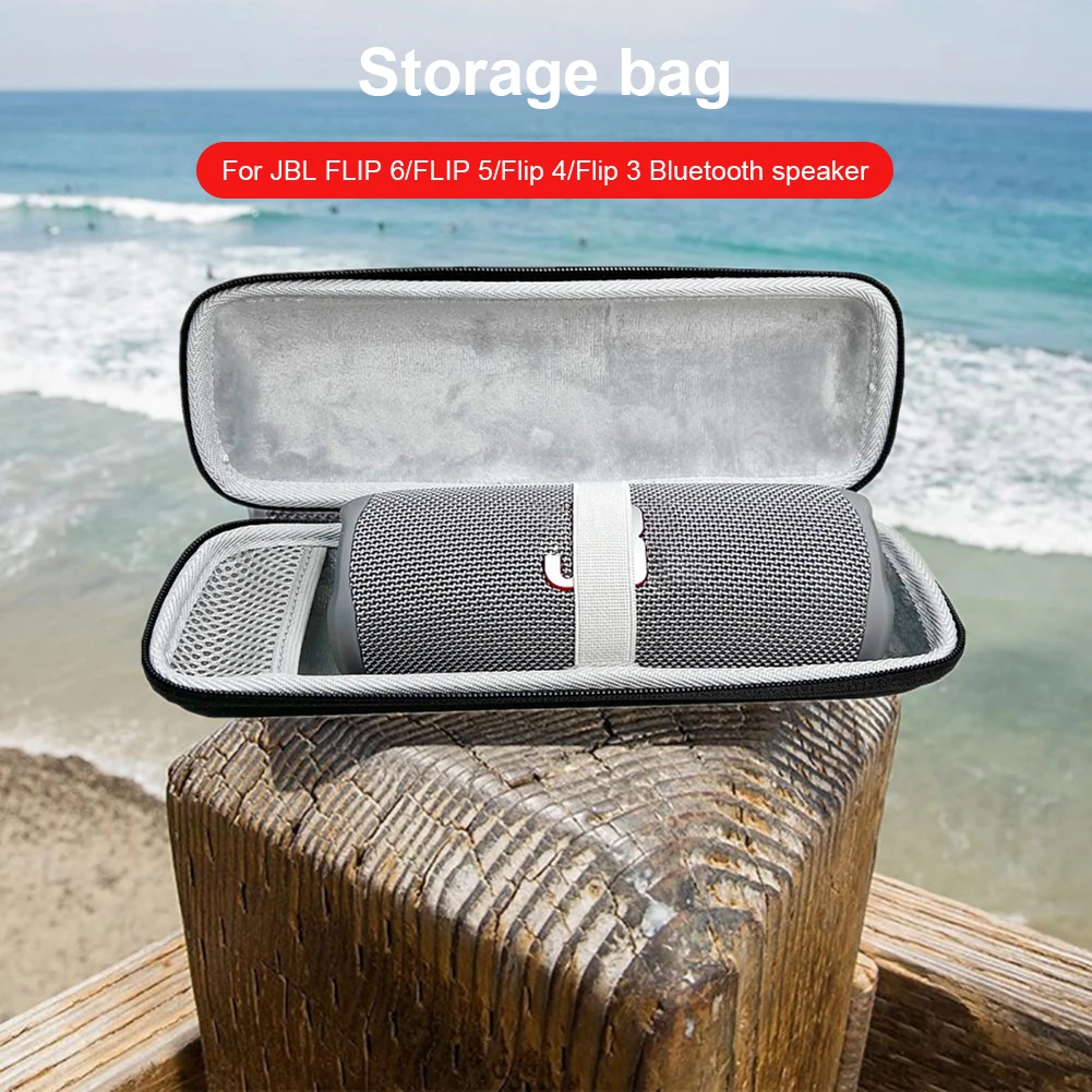 Waterproof EVA Travel Bag with Handle for Portable Speakers