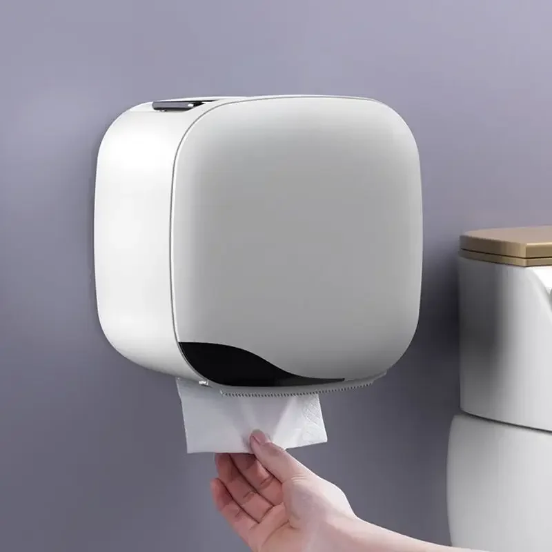 Waterproof Luxury Toilet Paper Holder Waterproof Tissue Storage Box Toilet Roll Organizer Paper Dispenser Bathroom Accessories