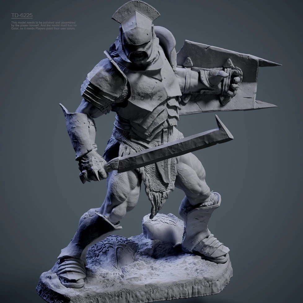 Resin Model Kits - Colorless Self-Assembled Figurines (3D Printing)