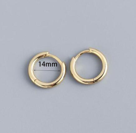 Quality Stainless Steel Gold Geometric Small Hoop Earrings for Women Punk Hip-Hop Drop Earrings 2022 Trend Fashion Jewelry