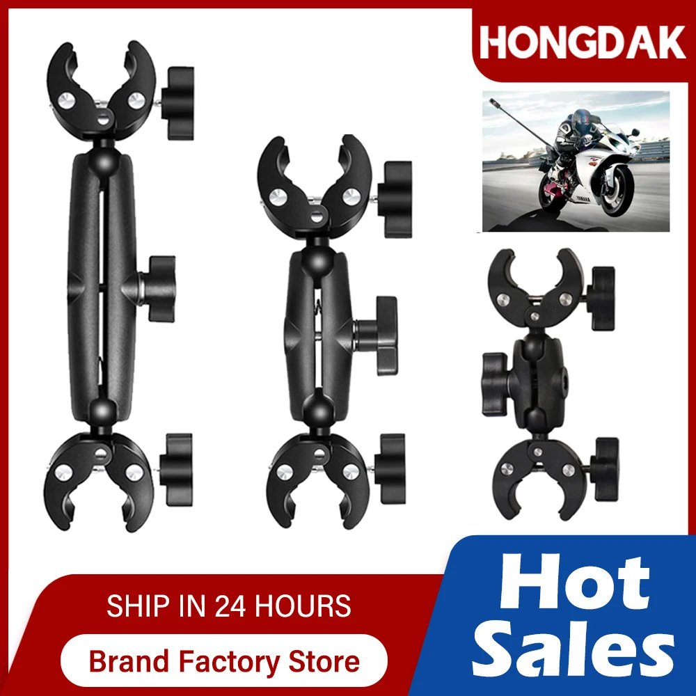 Supporto Per Action Camera AMONIDA Per Moto E Bici – Lega Alluminio, Angolo Regolabile 60°, Compatibile Con X3 E ONE X2!