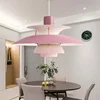 Danish Design Pendant Light High Quality Umbrella Led Hanging Lamp Live Room Loui Lustre Kitchen Paulsen UFO 50 Color Droplight 5