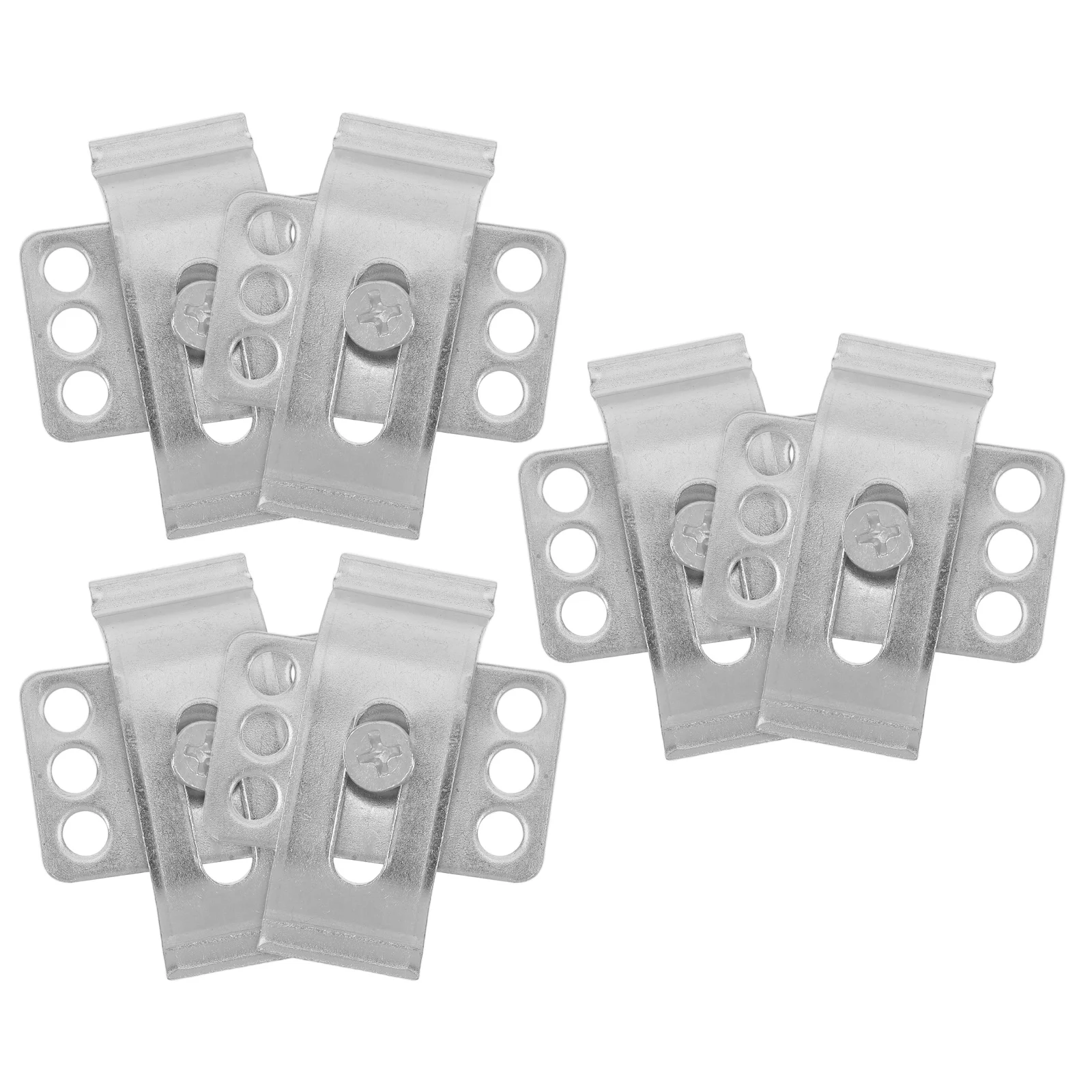 6pcs Hardware Fasteners Metal Undermount Sink Brackets Kitchen Bathroom Mounting Clips Supports Secure Fixation Sink Mount
