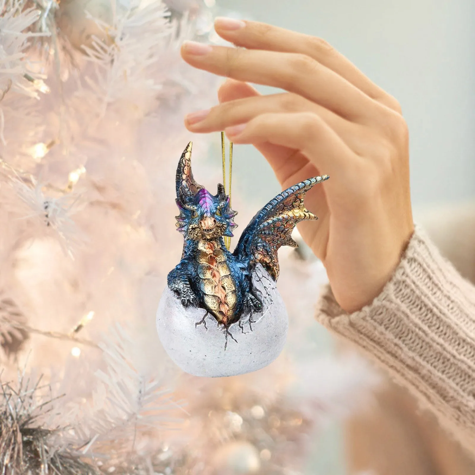 

2D Christmas Acrylic Limited Holiday Dragon Hanging Ornament Xmas Tree Decoration For Home Flat Pendant Gifts Party Supplies