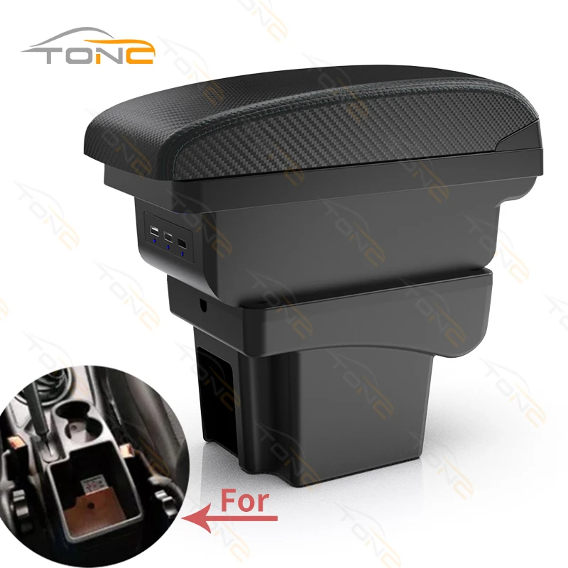 

For Chevrolet NIVA Armrest Retrofit parts Car Armrest box Storage box car Interior accessories Charging USB