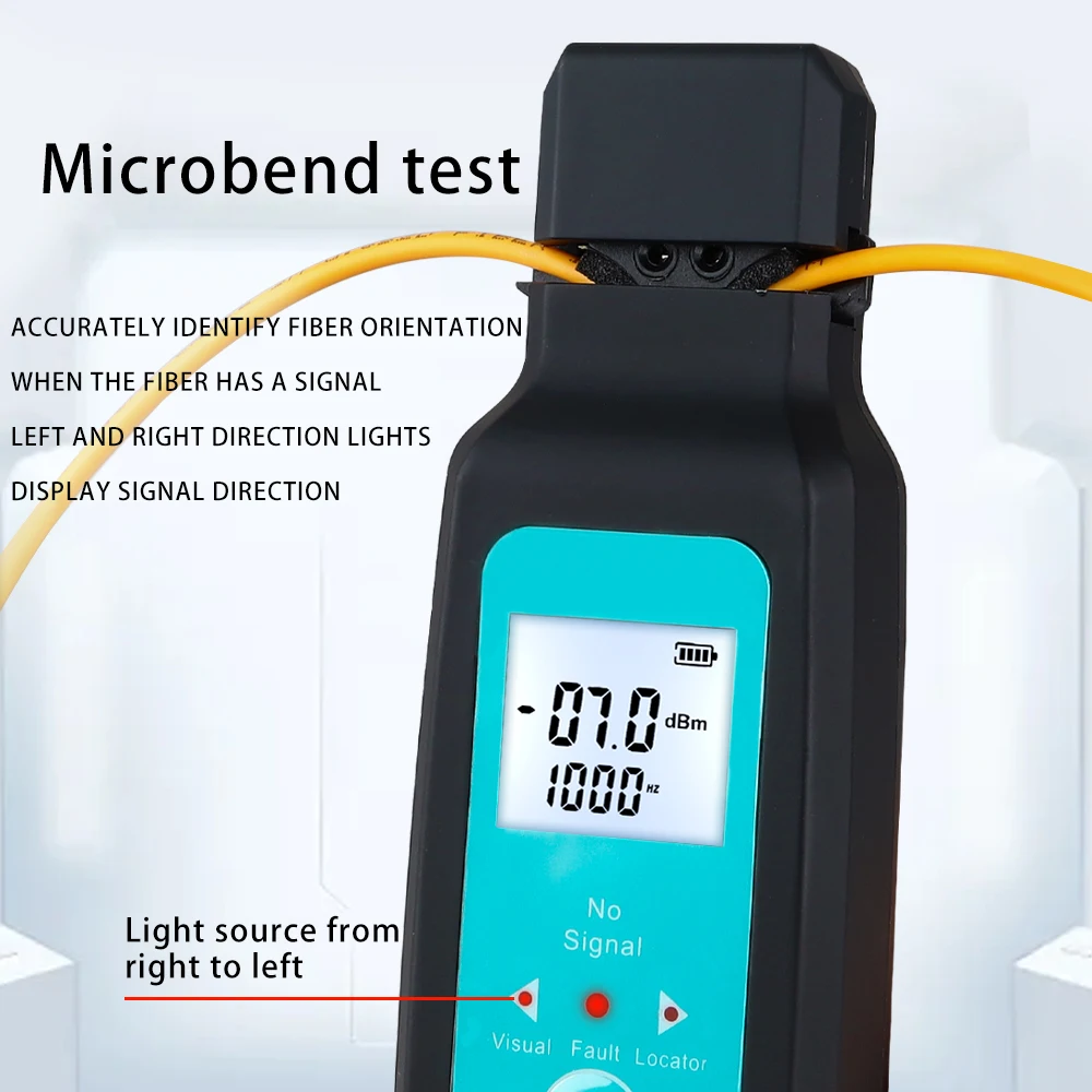 New Design Fiber Optic Identifier Wavelength Range 800-1700nm With 10 Mw VFL Optical Identification Instrument