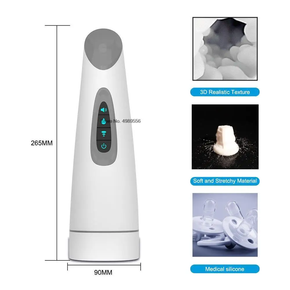 Omatic Männlicher Saugvibrator für Männer Pussy Kontraktion Vakuum Heizung Saugnapf Oral Sex Cup T_voghion.com