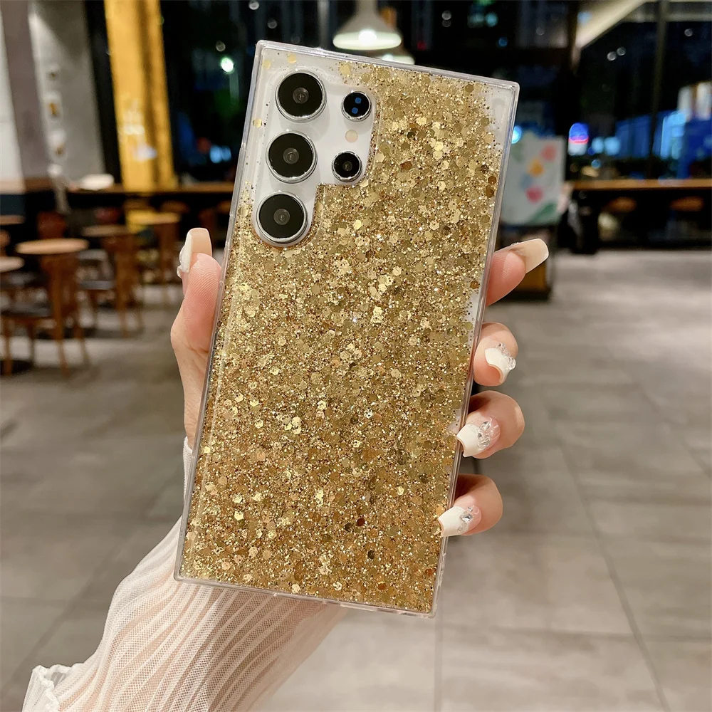 Luxury Aesthetic Glitter Sequin Shiny Phone Case Cover
