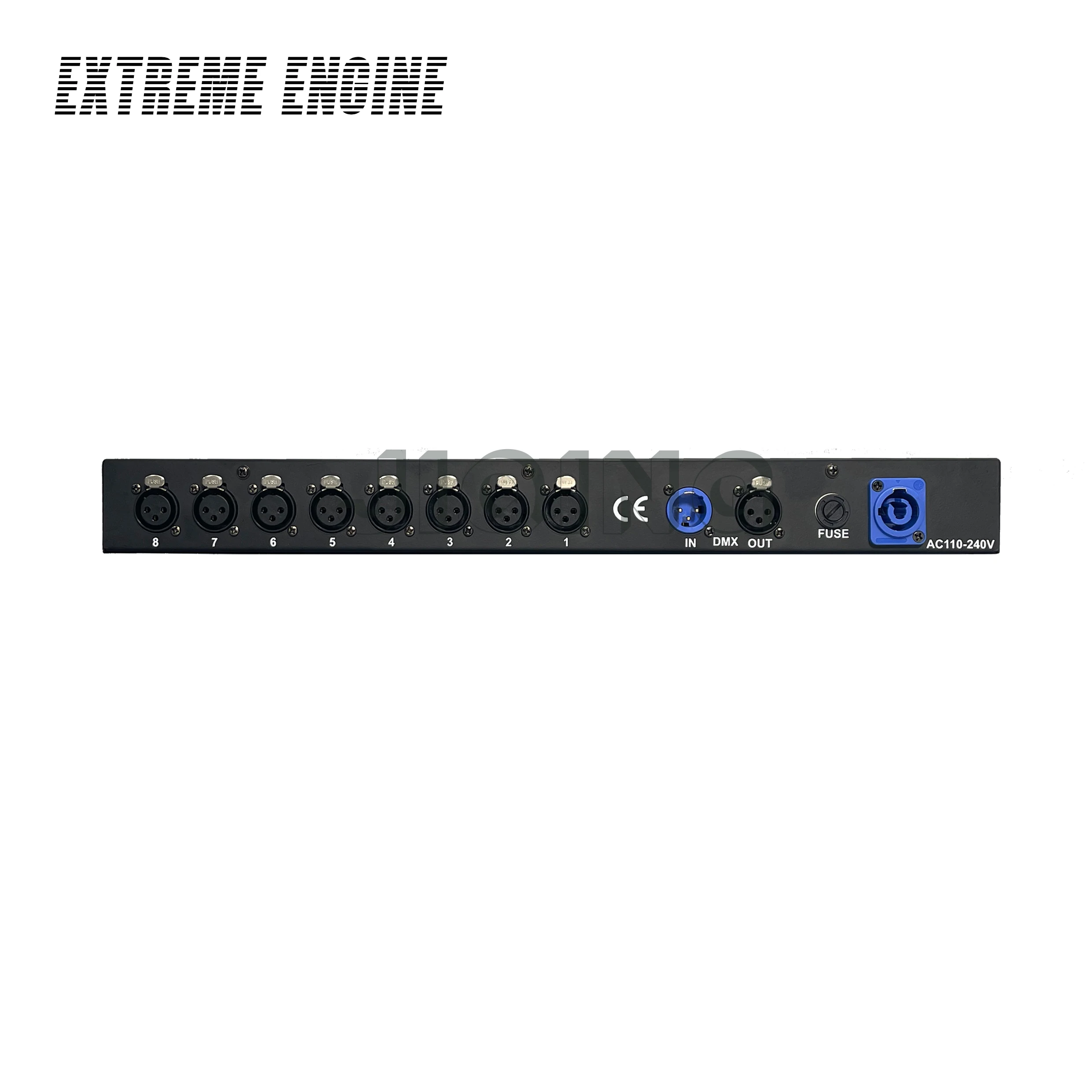 Fast shipping Best quality 8CH DMX Splitter DMX512 Light Stage Lights Signal Amplifier Splitter 8 way DMX Distributor