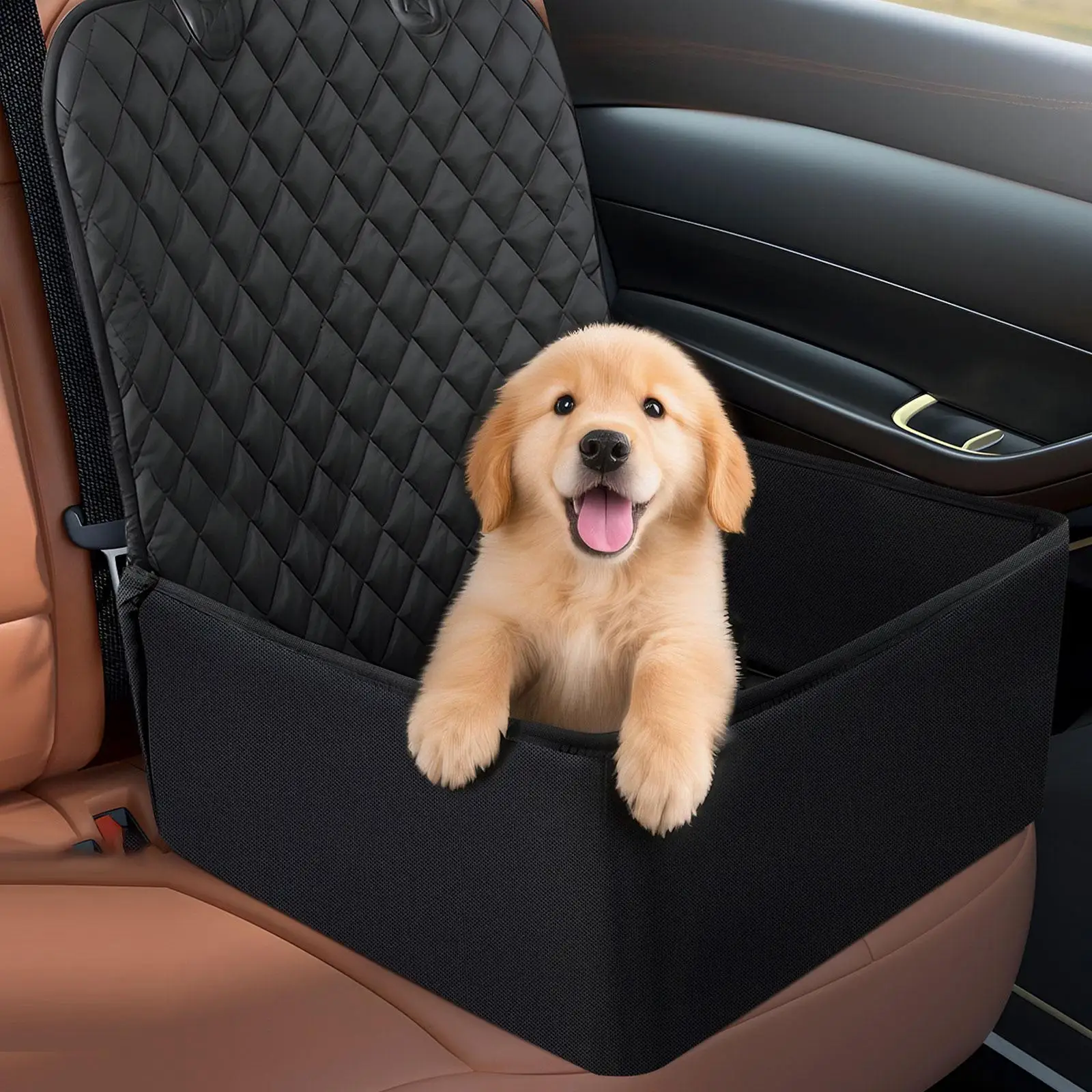 Dog Auto Seat Bed Pet Travel Car Bed Seat Multifunctional Stable Seat Puppy
