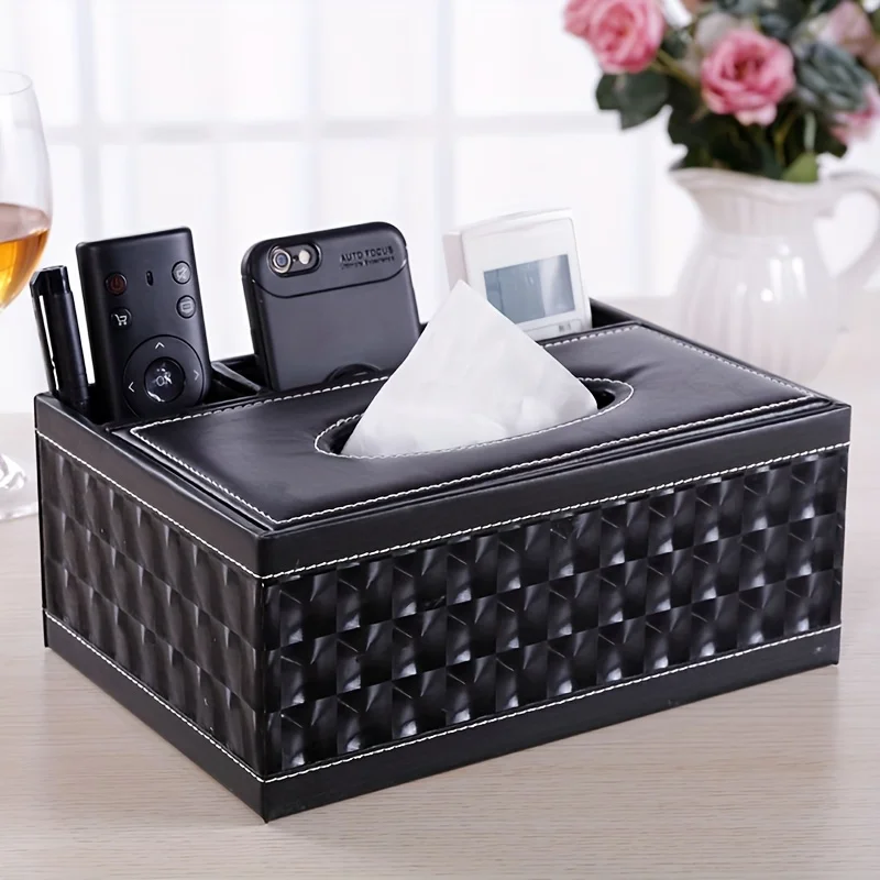 

1pc Multifunctional Tissue Box Paper Storage Box Household Napkin Paper Drawer Home Supplies