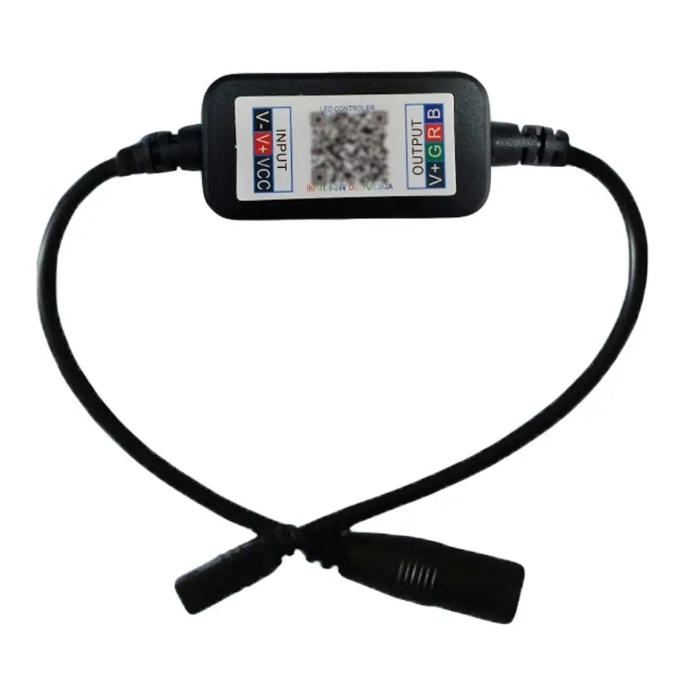 Description Picture 4 of itemRGB Wireless Smart Female Plug to 4Pin Connector DC 5V-24VMini RGB Controller Bluetooth Adaptor LED Light Strip