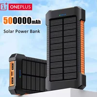 Oneplus 500000mah Solar Power Bank Portable Large Capacity Super Fast Charging Outdoor External Battery For Huawei Samsung 2026
