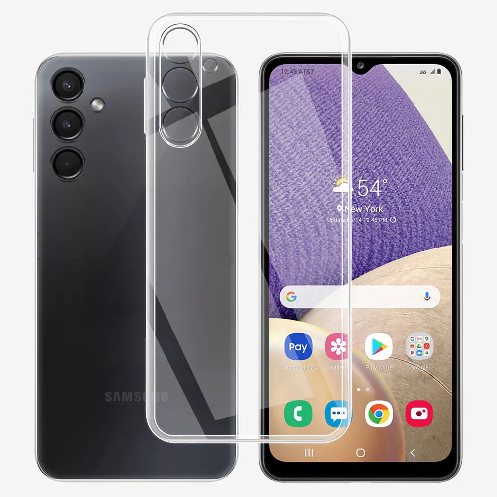 Transparent Soft Silicone Back Cover