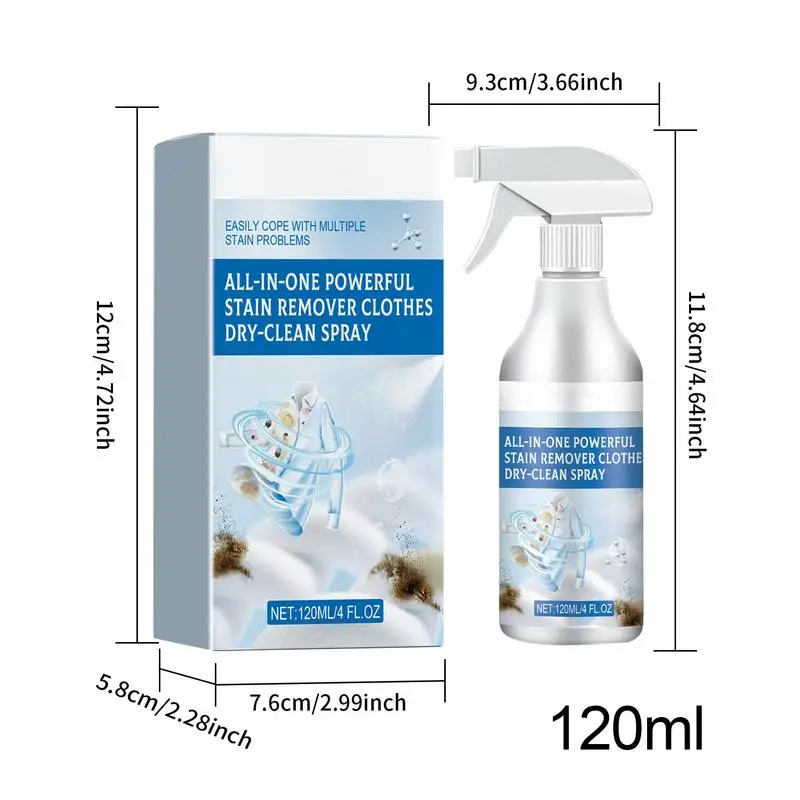 Vanish Stain Remover No-Wash Spot Remover Fabric Stain for Clothes 120ml