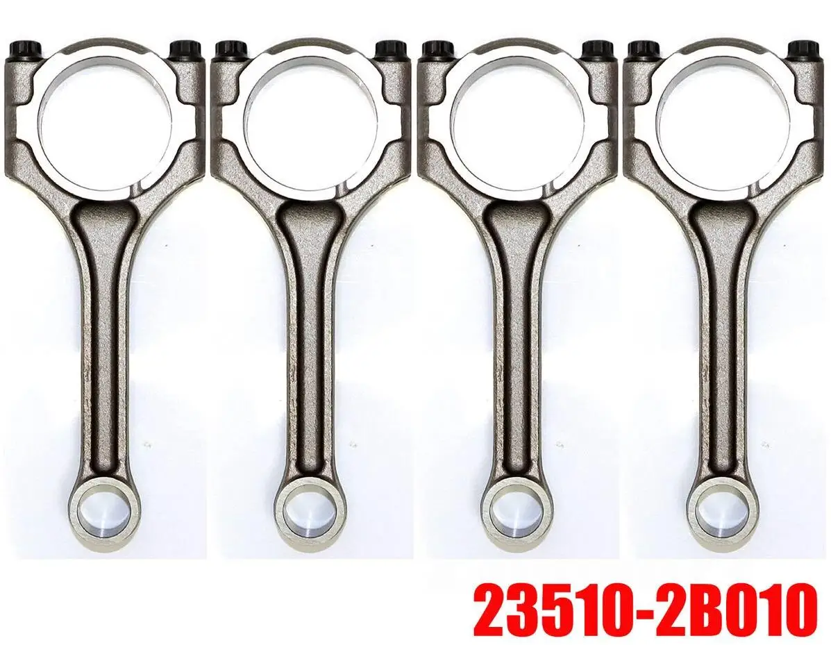 

AP02 4pcs for Kia Rio Soul Hyundai Accent Veloster 1.6L 2010-2018 Connecting Rod 23510-2B010 23510-2B000