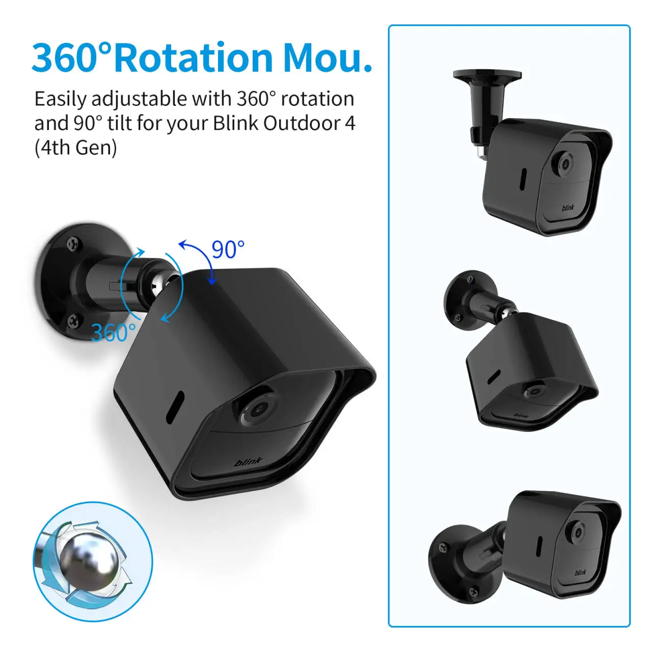 Blink Camera Outdoor Wasserstein Weatherproof Gutter Mount For