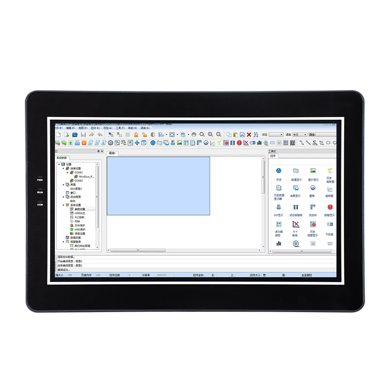 

OSM 10.1" TFT LCD HMI RS485/232 /422 Communication DC10-30V Touch Screen