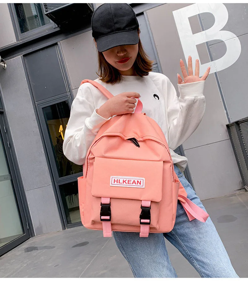 Oxford Backpack 2022 New Trend Women Backpack Wild Fashion Shoulder Bag Small Canvas Teen Girl School bag Mochilas Female most stylish backpacks