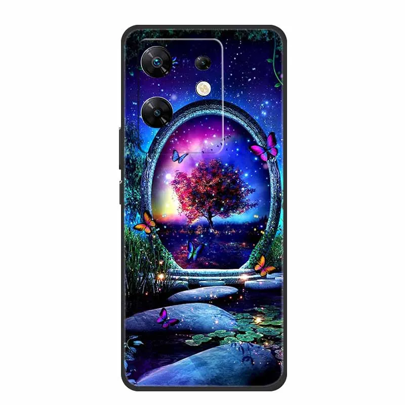 Sleek Black Silicone Shockproof Phone Case - Soft, Durable Back Cover for Enhanced Protection (6.78)