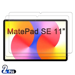 Premium Tempered Glass Screen Protector for 11-inch Tablets - 2 Pack, Bubble-Free & HD Anti-Scratch Protection (2PCS-MatePad SE 2024)