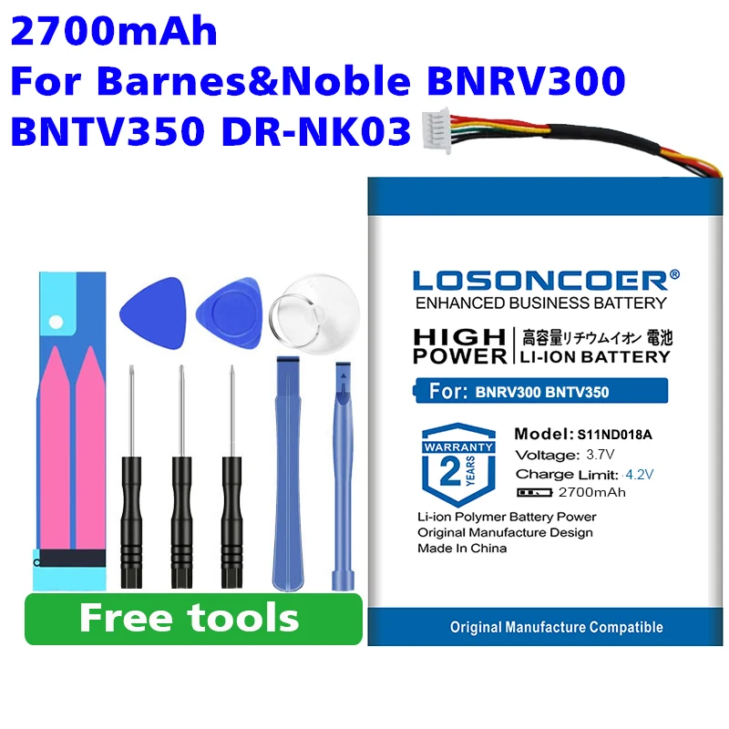 

DR-NK03 MLP305787 S11ND018A Battery For Barnes & Noble BNRV300 BNTV350 Nook Simple Touch Simple Touch 6 onyx boox Newton nook2/3