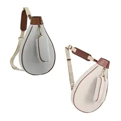 Tennis Bag Durable Organizer Pickleball Bag for 2 Rackets, Badminton Squash Racquets, Pickleball Paddles and Balls Accessories