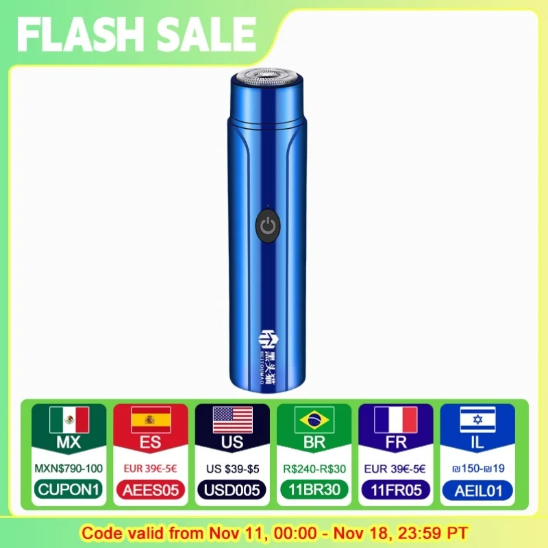 Electric Shaver HTM023 Female Body Hair Trimmer Leg Hair Remover Painless Removal