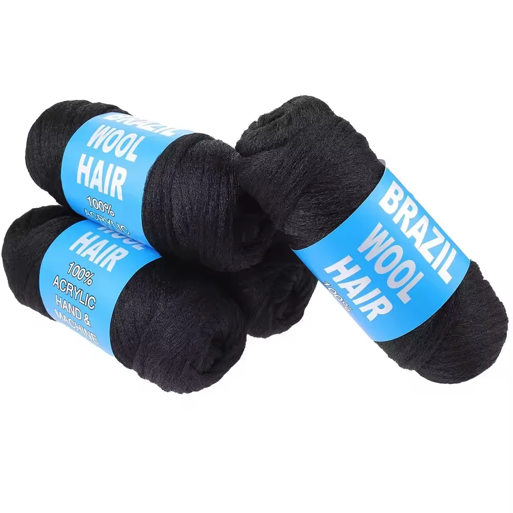 8Pcs Brazilianl Crochet Synthetic Hair Extensions Versatile for Braiding Box Braids Senegalese Twist Jumbo Perfect 4