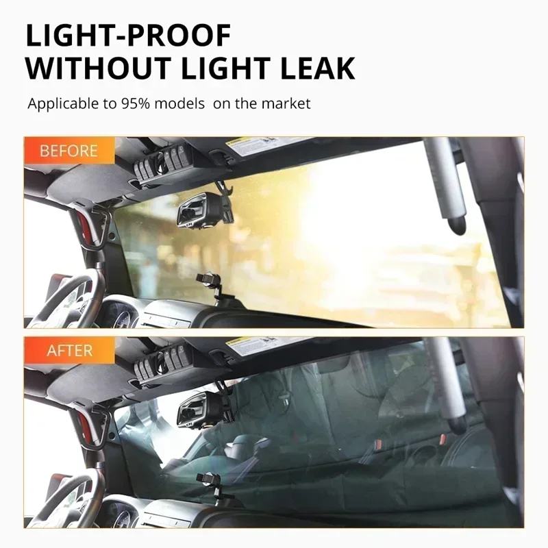 Car Cover Car Covers Windshield Cover 195x70CM Front Parasol Car Cover Sunshade Cover Car Windshield Snow Sun Shade Waterproof Protector Automobile Magnetic