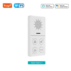 WiFi - Enabled Smart Home Security System with Wireless Motion and Door Sensors (Alarm Host)