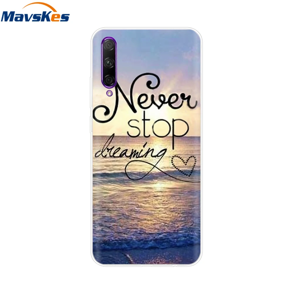 Elegant Floral Design Soft Clear Silicone Phone Case with TPU Bumper