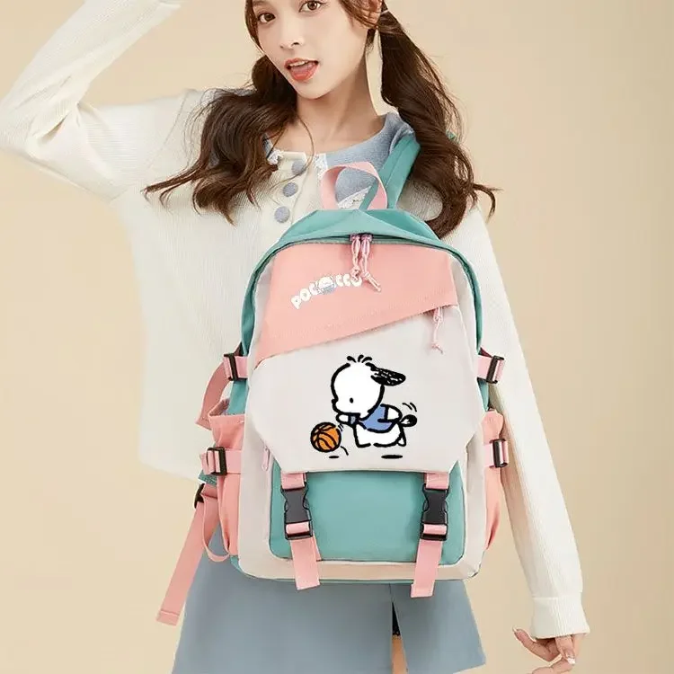 

Sanrio Bag Pacha Dog Schoolbag Primary School Student Large Capacity Backpack Men's and Women's Design Sense Niche New Style