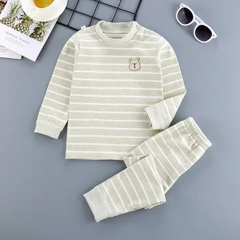 القطن الأطفال مجموعات الاطفال ملابس الفتيان الفتيات ملابس الأطفال الكرتون الخريف الشتاء بلايز السراويل ملابس خاصة الملابس الداخلية الطفل 5