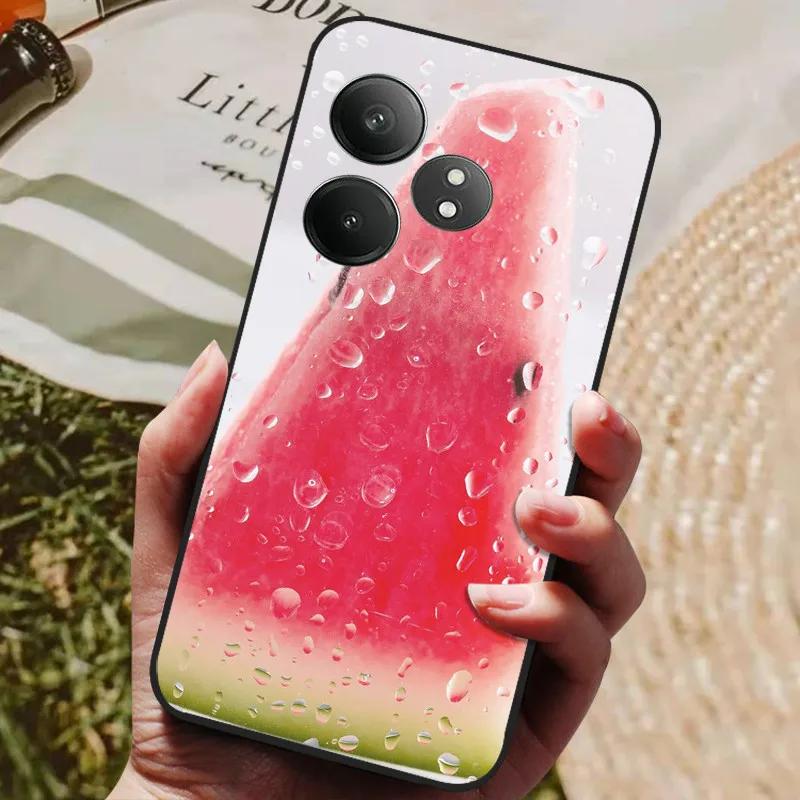 Sleek Black Silicone Phone Cover - Soft TPU Bumper Case & Protector