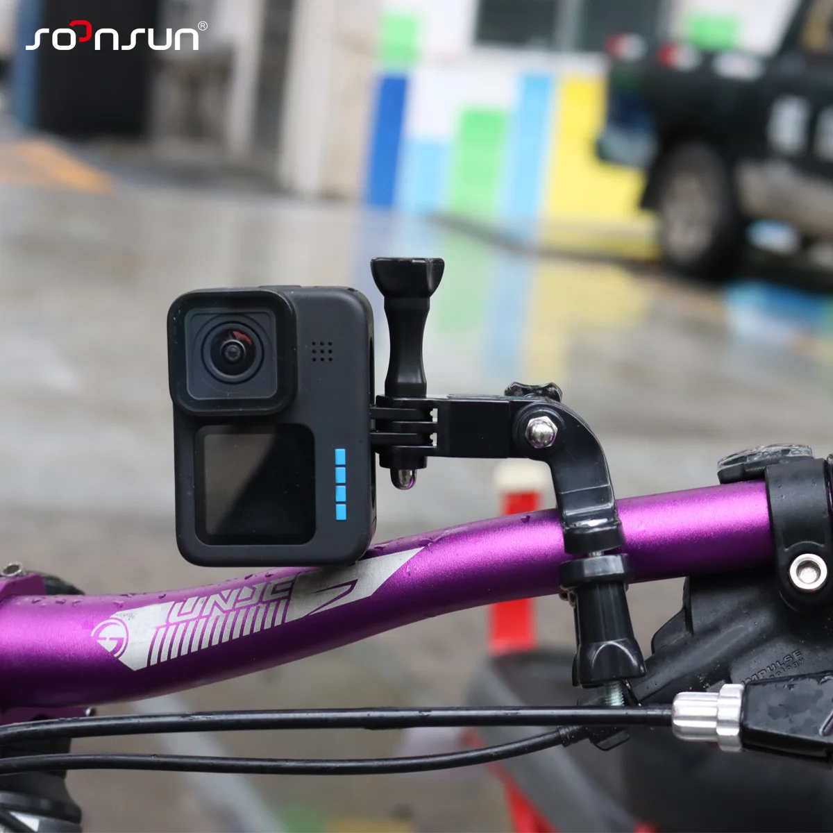 Achetez Support Guidon Vélo pour Caméra Action - Extension Bras Réglable, robuste et polyvalent