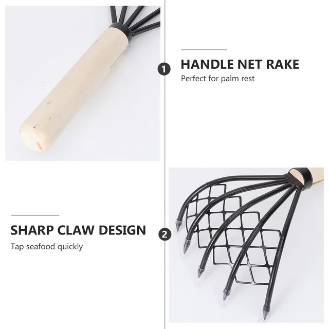 Claw Rake Tenyésztő És Tiller Fa Fogantyúval - Image 5