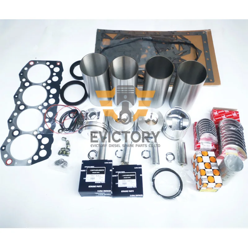 

For CATERPILLAR CAT excavator C3.4 rebuild overhaul kit gasket piston liner bearing