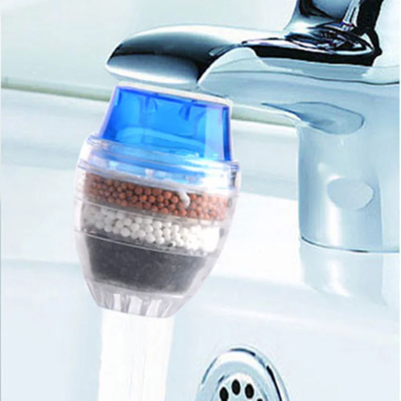 

5 Layers Activated Carbon Water Purifier Kitchen Tap Filter Bathroom Faucet Filter Purification Tool for Home Use