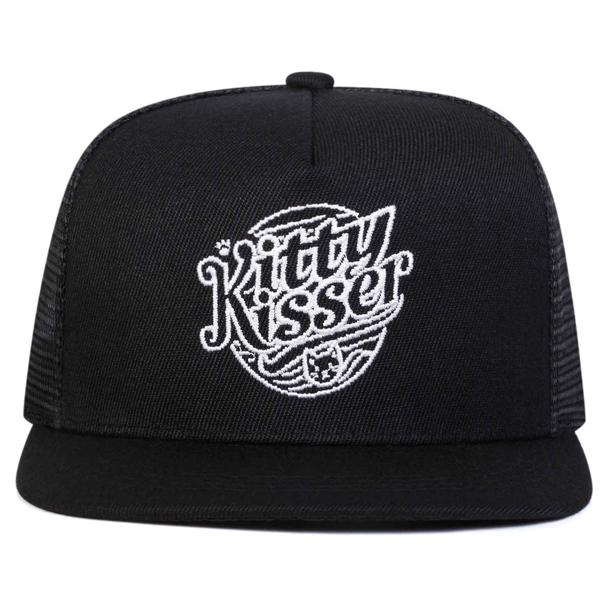 Unisex Kitty Kisser Brief Stickerei Hip-hop Net Hüte Frühling Sommer Outdoor Einstellbare Casual Baseball Caps Sonnenschutz Hut Kappe – Detail 3