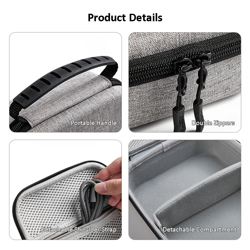 Étui rigide EVA pour drone DJI Mini 2/3/3Pro/4Pro - Sac de transport