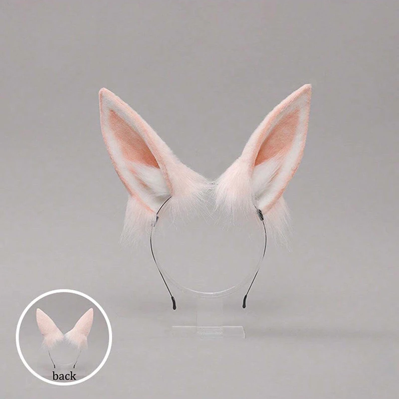 Plush Rabbit Ears Headband Cosplay Hair Accessories