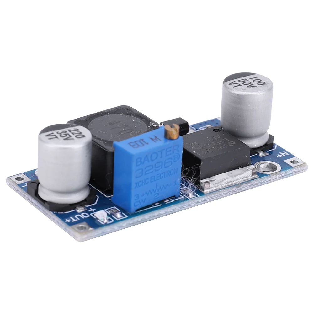 LM2596S 전압 조정기 모듈 DC-DC 컨버터 전원 공급 장치 스텝다운 모듈 3A 3.2V-46V