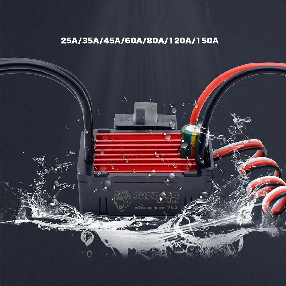 KingVal 2040 2280KV Waterproof Brushless Motor With 35A ESC - For 1/16 1/18 RC Cars - View #10