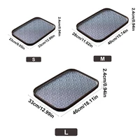 Bamboo Crystal Tray - Bathroom Decor Organizer for Counter - Modern Home Decor Organization Set for Soap Dispenser Candle 2