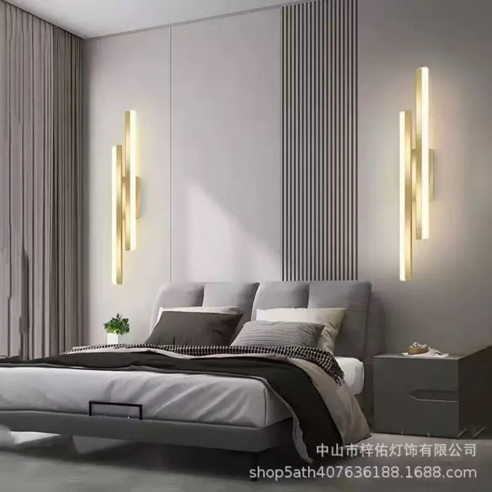Modern LED Wall Light for Living Room Stairs Bedroom Corridor Wall Sconces Lamp Home Interior Decoration Lighting AC 85-265V