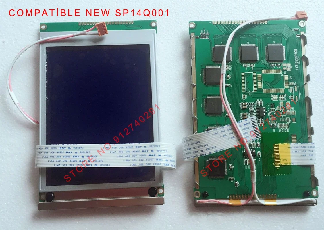 Écran LCD Industriel Hitachi SP14Q002-A1 - 15,2 Cm - Neuf Avec Lampe Neuve - Occasion En état Fonctionnel