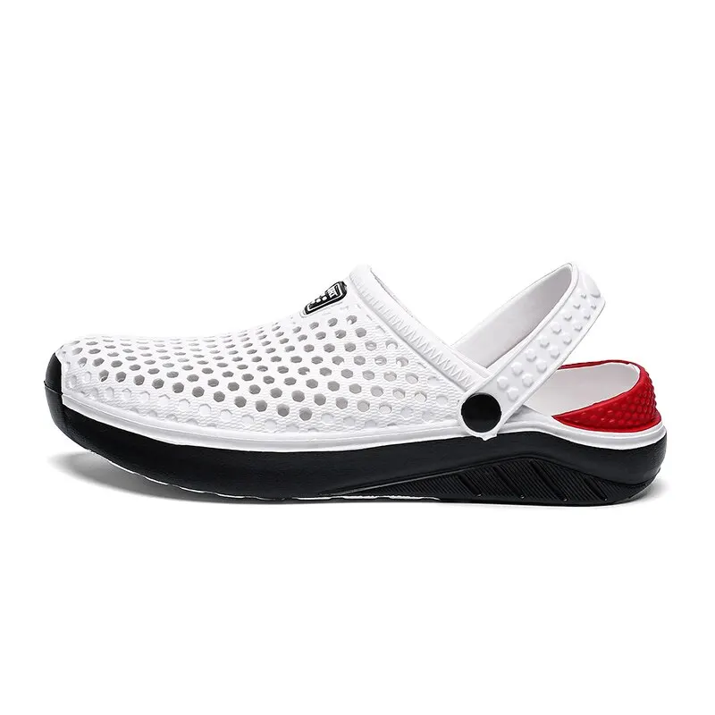 Fashion Sport Beach Sandals Mens Anti Slip Thick Sole Slide Slippers Lightweight Summer Flip Flops Garden Water Shoes Water Sports Shoes