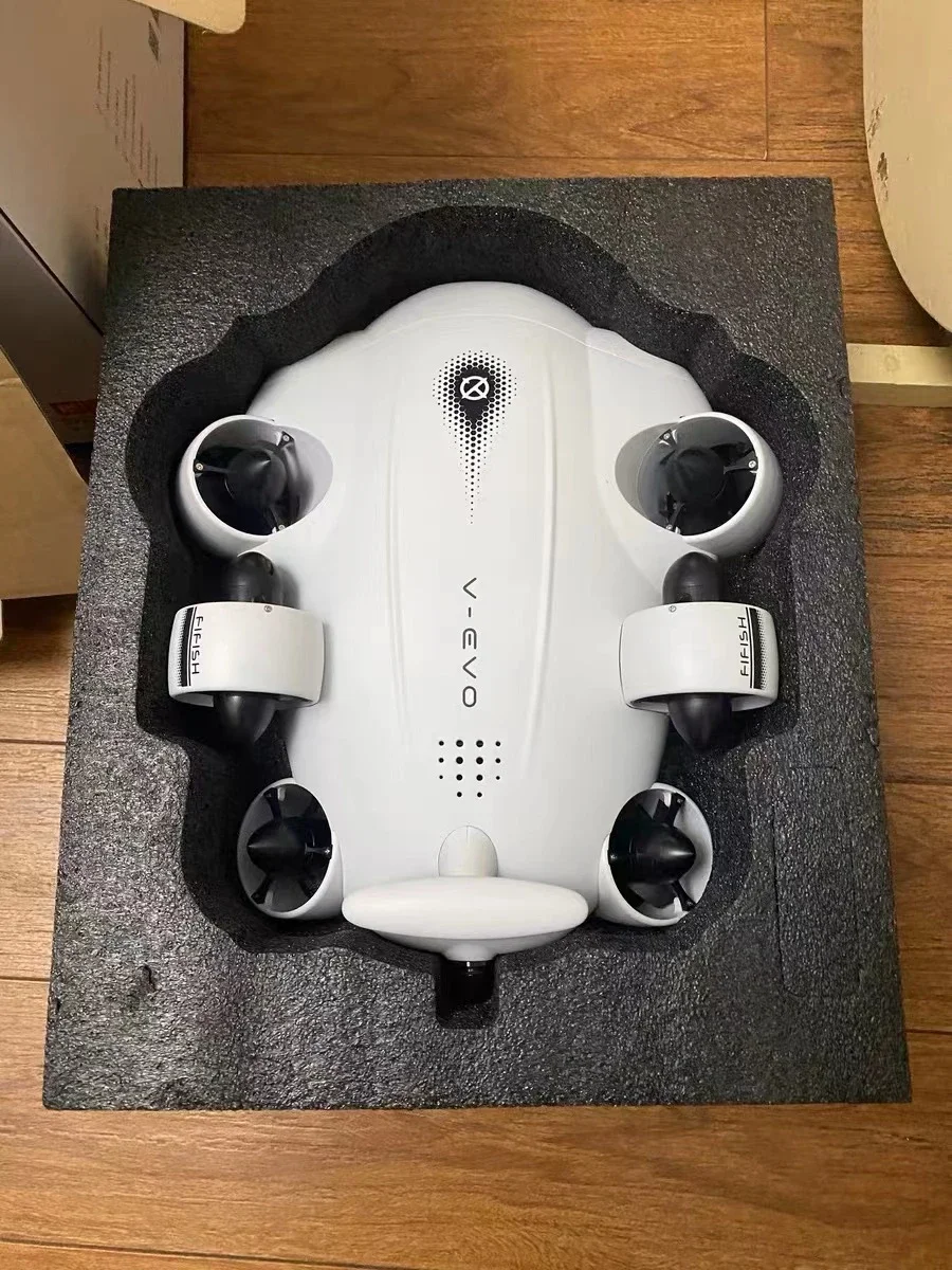 2023 New FIFISH V-EVO VR Underwater Rov Robot Diving Underwater Drone 4K Fish Finder with Grabber Arm