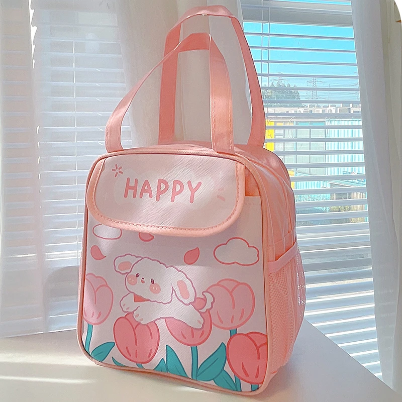 Cartoon Girl Lunch Bag Cute Lunch Box Bag Cute Kawaii Cute Lunch